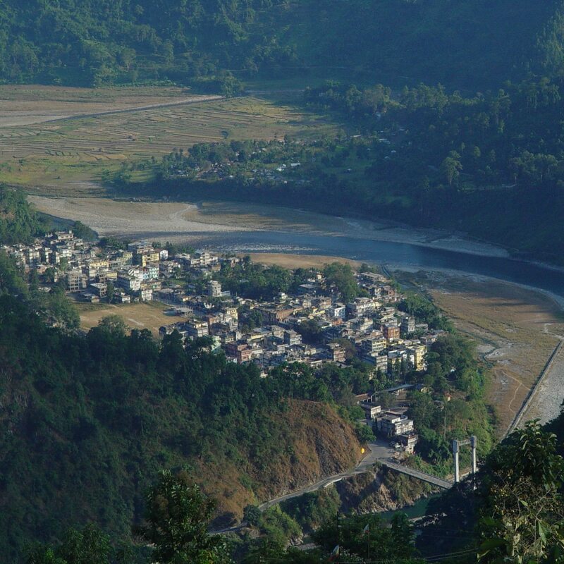 View of Jorethang from Zoom - Chyakung 